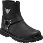 Harley-Davidson Botas de cuero Rambert con arnés casual para motocicleta para hombre