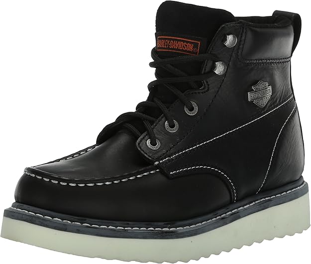 Harley-Davidson Botas de cuña Beau de 7.5 pulgadas para hombre negro