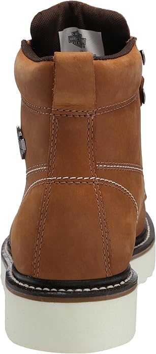 Harley-Davidson Botas de cuña Beau de 7.5 pulgadas para hombre MARRON