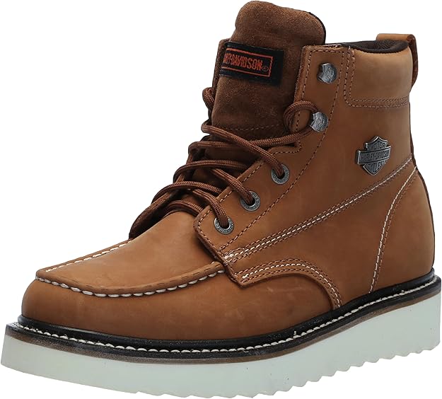 Harley-Davidson Botas de cuña Beau de 7.5 pulgadas para hombre MARRON