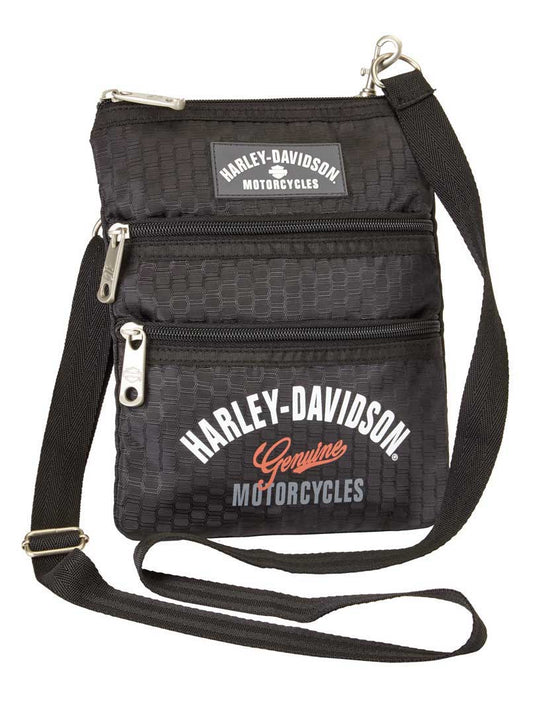 Harley-Davidson Womens Tail of the Dragon Cross-Body Crossbody Sling Purse 99616, Harley Davidson