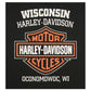 Harley-Davidson Men's Distressed Shady Skull Camiseta de manga corta, negra (3XLT), Harley Davidson