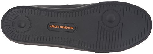 Harley-Davidson Footwear Men's Baxter Sneaker, Black/White