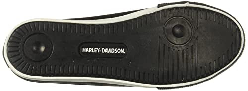 Harley-Davidson Footwear Men's Baxter Sneaker, Black/White, 12