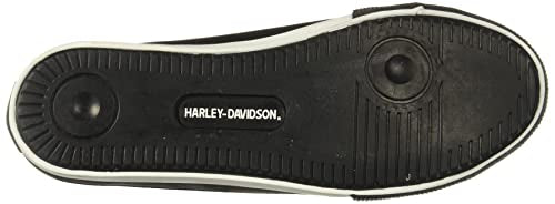 Harley-Davidson Footwear Men's Baxter Sneaker, Black/White