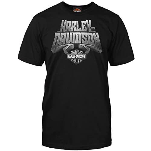Harley Davidson Military Mens Black Graphic T Shirt Bagram Air Ba Harley Paraguay 