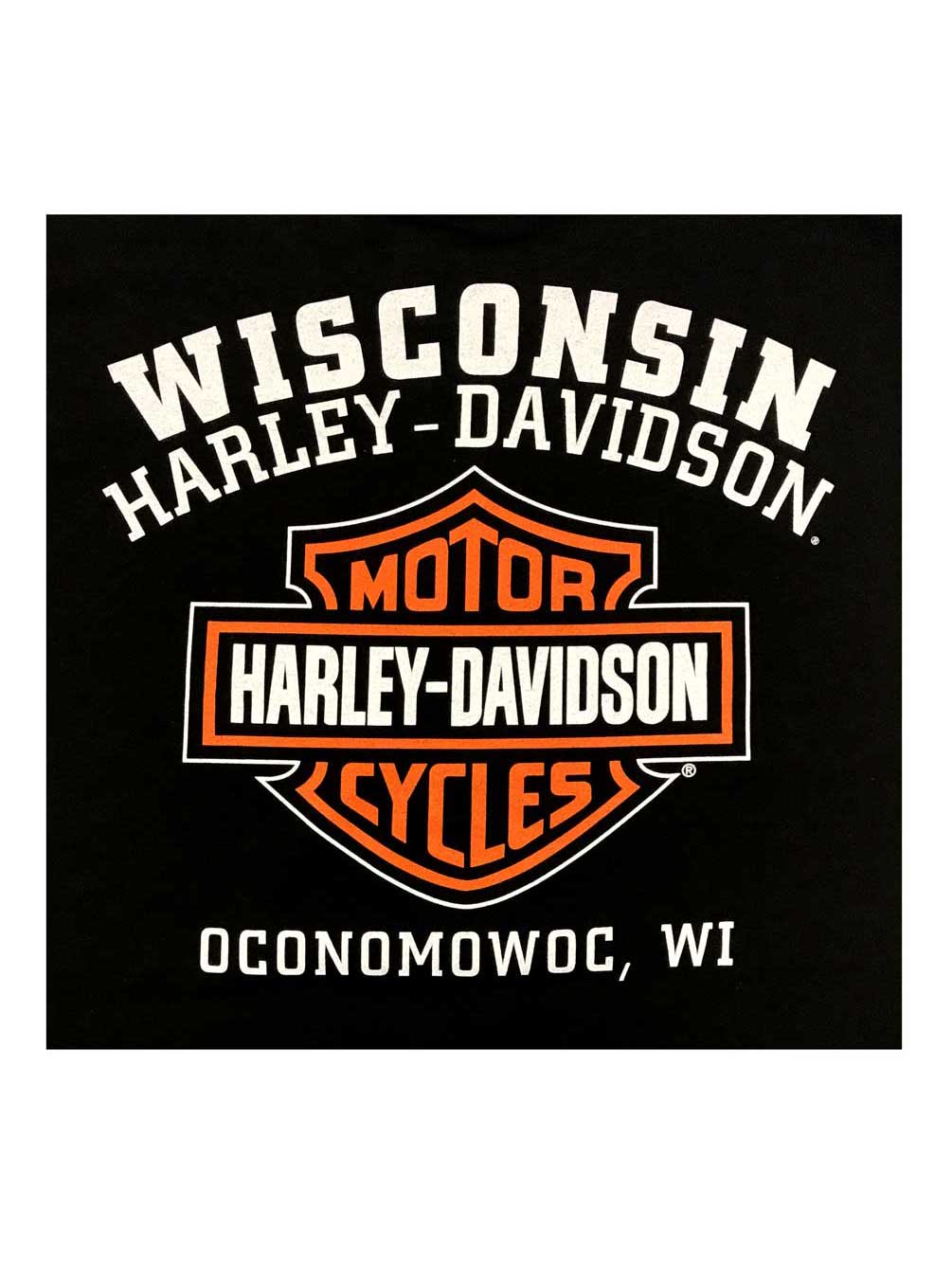 Camiseta Harley-Davidson Custom Freedom de manga corta con cuello redondo para hombre - Negro (L), Harley Davidson