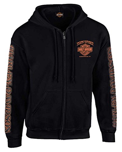 Harley-Davidson Eagle Piston - Sudadera con capucha de manga larga