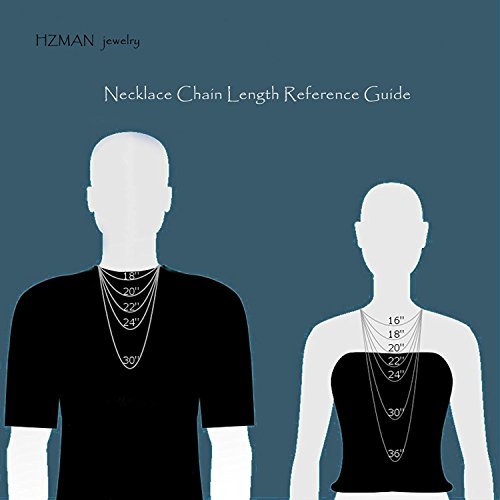 Collares de cadena plateada de acero inoxidable con diseño de espiga de 3.0 milímetros para hombres y mujeres de 16 -30 pulgadas