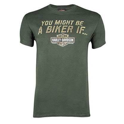 Harley-Davidson Sturgis Men's Attitude Short Sleeve T-Shirt (Large, Green)