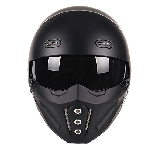Woljay Open Face Full face Helmet Motorcycle Modular Helmets for