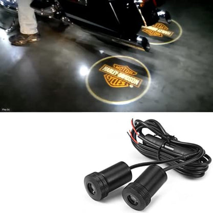 Fram 2 X 5th Gen car door Motorcycle Shadow laser projector logo LED light for harley davidson All Model All year