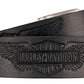 Harley-Davidson Men's Embossed Crosswind Leather Belt, Black HDMBT11334-BLK (32)