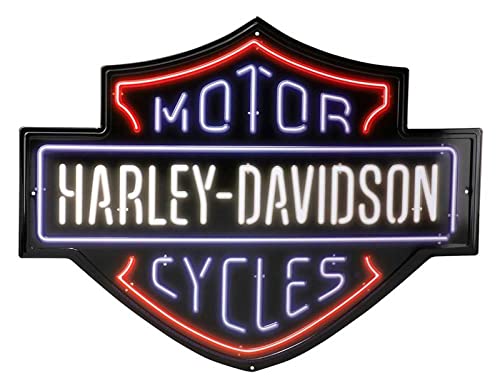 Cartel/Señal de luces de neón "Harley-Davidson"de 19 x 12in