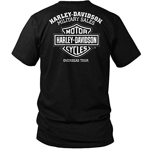 Harley-Davidson Men's T-Shirt - Shady Eagle | Overseas Tour XL Black