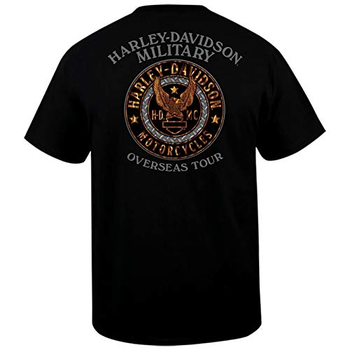 Harley-Davidson Military Men's Graphic T-Shirt - Overseas Tour | War Bike XL