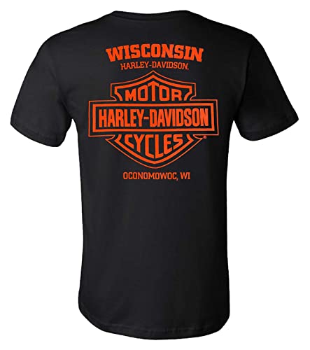 Harley-Davidson Men's Skull Squad Crew-Neck Short Sleeve Cotton T-Shirt (2XL)