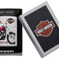 Zippo Harley-Davidson Motor Flag Emblem Street Chrome Pocket Lighter