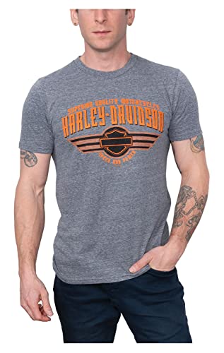 Harley-Davidson Men's Motor Force Soft Blend Crew-Neck Short Sleeve Tee (M)