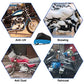 Funda impermeable para motocicleta de 116 pulgadas para Harley Davidson Street Glide Touring Road King Electra Glide Classic
