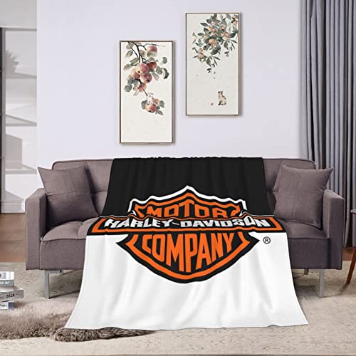 LIFFGOESON Motorcycle Lovers Gifts Throws Blanket Super Soft & Stylish Flannel All-Season Living Room, Bedroom Warm Blanket, Used for Bed, Sofa, Travel, Camping (50x40inch)