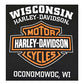 Harley-Davidson Men's Hooded Sweatshirt, Bar & Shield Zip, Black 30299142 (L)