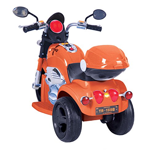 Kid Motorz 6V Motorcycle Ride On, Orange