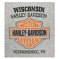 Harley-Davidson Men's Bar & Shield Long Sleeve Crew-Neck Shirt 30297501 (XL) Gray