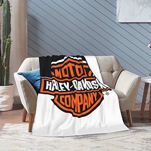 LIFFGOESON Motorcycle Lovers Gifts Throws Blanket Super Soft & Stylish Flannel All-Season Living Room, Bedroom Warm Blanket, Used for Bed, Sofa, Travel, Camping (50x40inch)