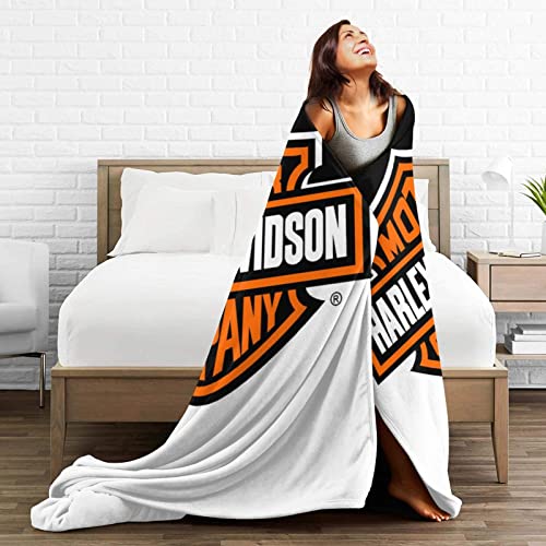 LIFFGOESON Motorcycle Lovers Gifts Throws Blanket Super Soft & Stylish Flannel All-Season Living Room, Bedroom Warm Blanket, Used for Bed, Sofa, Travel, Camping (50x40inch)