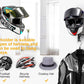 Soporte para casco de motocicleta, soporte para casco, montaje en pared, rotación de 180 grados, gancho doble para abrigos, gorras, sombreros, accesorios de motocicleta