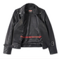 Chaqueta de cuero biker 120th Anniversary D-Pocket para mujer