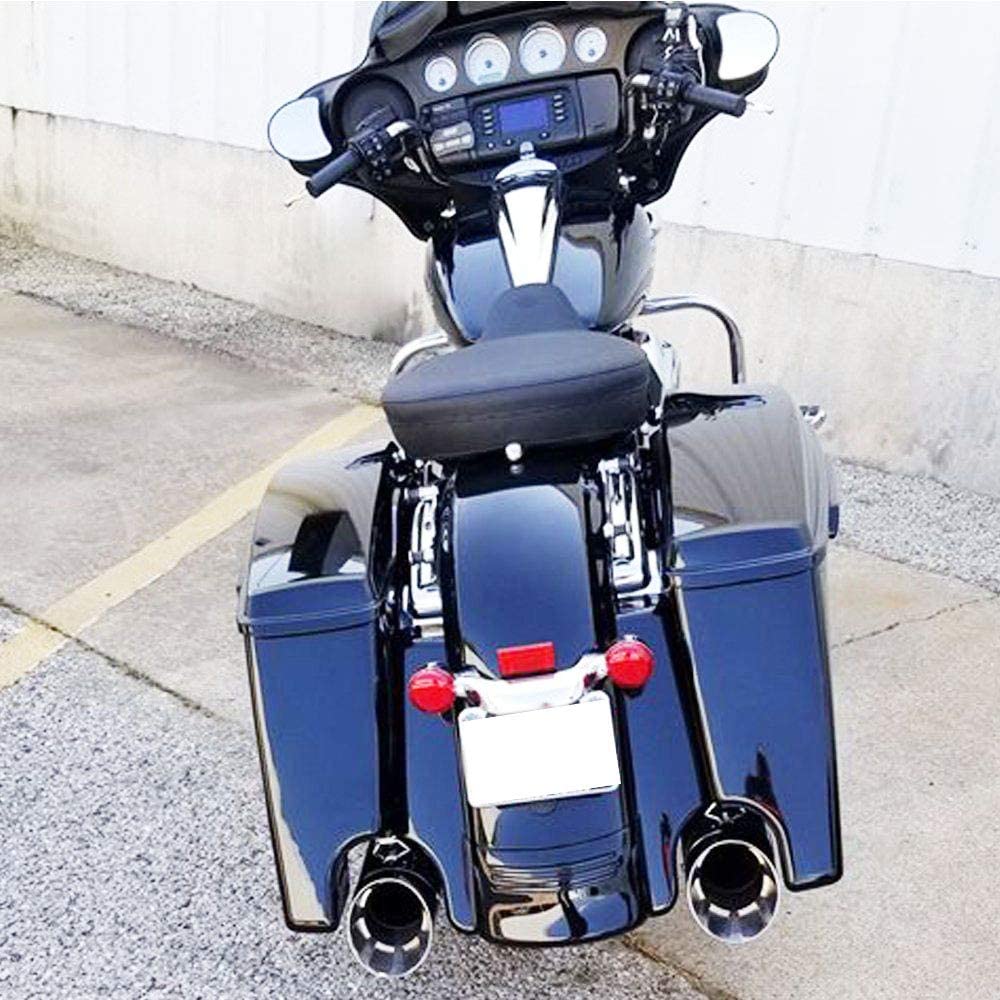 Extensión de guardabarros trasero para motocicleta de 5 ", relleno estirado para Harley Touring Street Road Glide 2014-2021 2015 2016 2017 2018 2019 2020