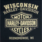 Harley-Davidson Rebel #1 RWB Camiseta de manga corta con cuello redondo para hombre