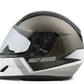 Casco integral Killian Youth H30 para niños - Carbón oscuro brillante/Negro/Blanco