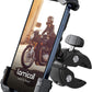 Soporte de celular para manubrio de bicicleta, motocicleta o scooter ATV, operación con una mano, para iPhone 12/11 Pro Max/X/XS, Galaxy S10 y 4...