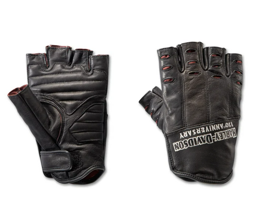 Men's 120th Anniversary True North Leather Fingerless Gloves