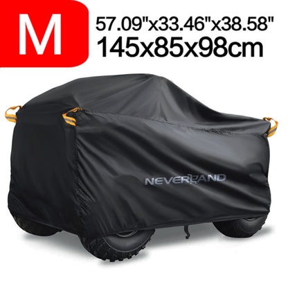 Quad Bike ATV Cover Universal 190T Waterproof Motorcycle Vehicle Scooter Kart Motorbike Covers M L XL XXL XXXL Black Silver