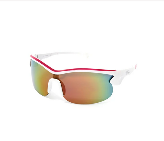 Semi Rimless Shield Sunglasses
