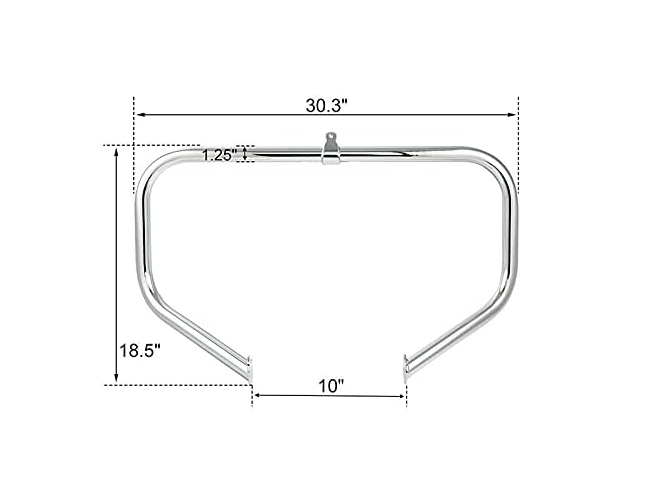 Barra de choque de protección para motor de carretera, carenado de pierna con ventilación inferior, ajuste refrigerado por agua para Harley Touring Road King Road Glide Street Glide 2014-2022