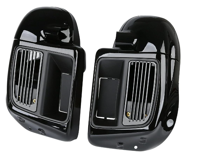 Barra de choque de protección para motor de carretera, carenado de pierna con ventilación inferior, ajuste refrigerado por agua para Harley Touring Road King Road Glide Street Glide 2014-2022