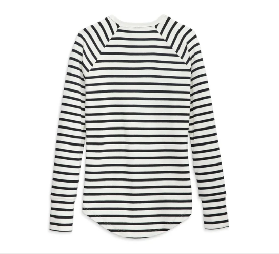 Women's Genuine Striped Long Sleeve Tee