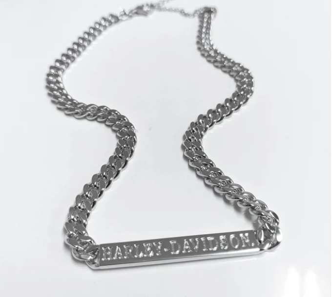 Collar Harley-Davidson Bar Curb Link de mujer