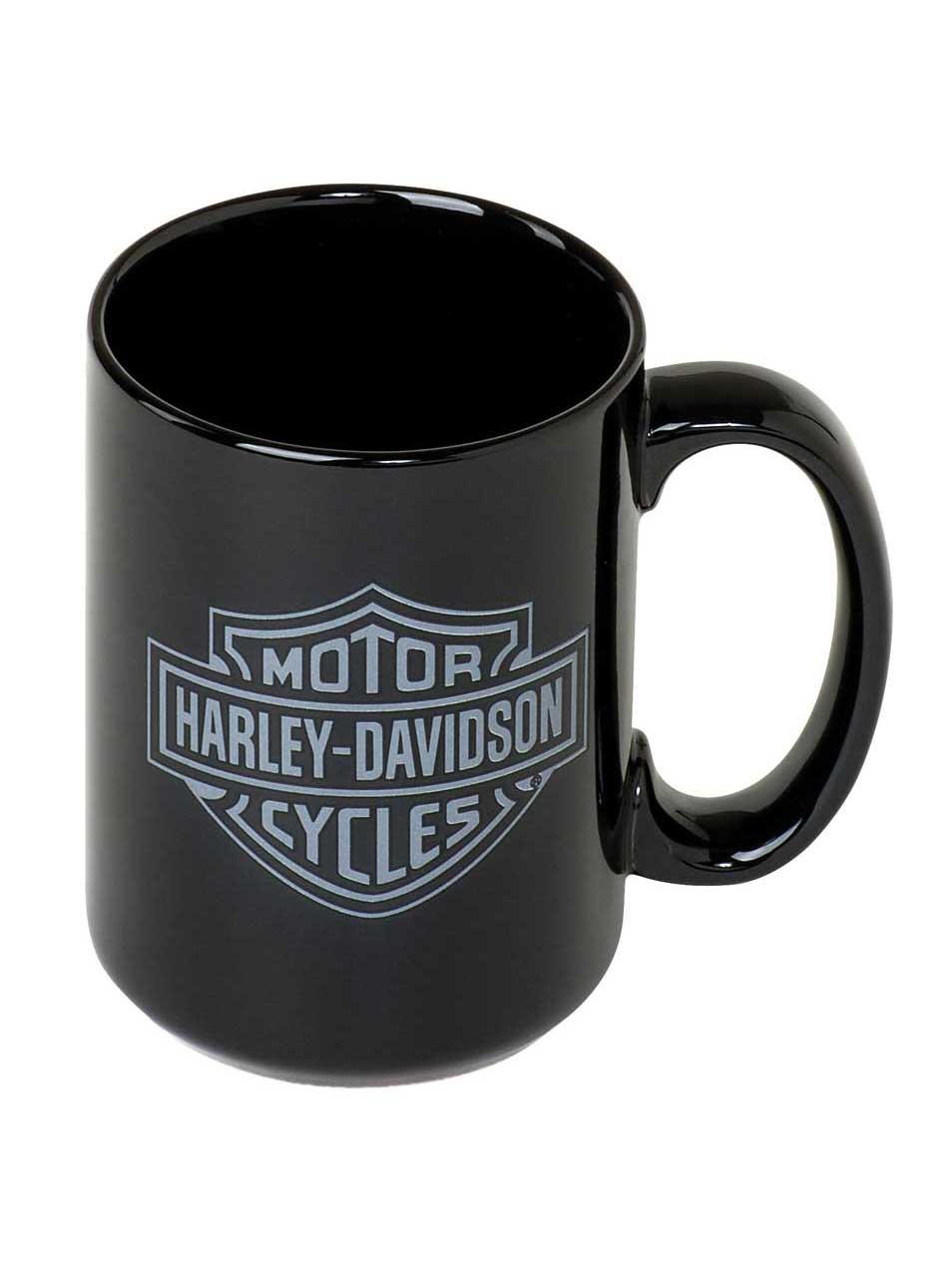 Harley-Davidson Bar & Shield Logo Juego de cestas de regalo, negro y gris HDL-19905, Harley Davidson