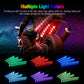 Kit universal de tira de luces LED RGB 72 LED de neón bajo brillo, 6 piezas compatible con Harley Davidson